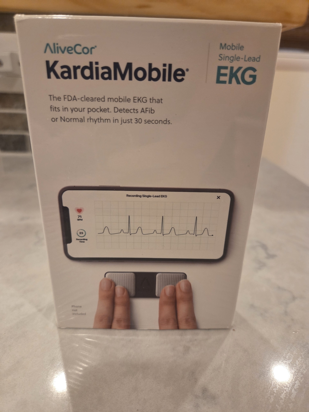 AliveCor KardiaMobile Mobile Single-Lead EKG - White